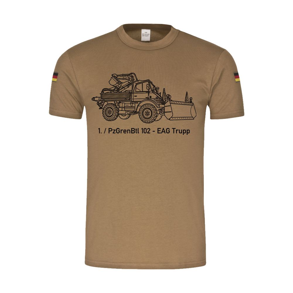 BW Tropical Shirt 1st Company PanzerGenBtl Panzergrenadier Battalion 102 EAG #47675