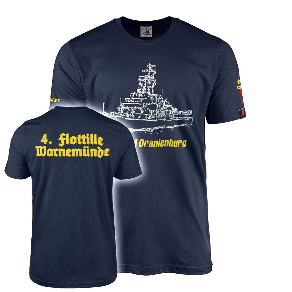 T-Shirt MSR 341 Oranienburg Staff Seaman Rank People's Navy GDR Sperr #47301