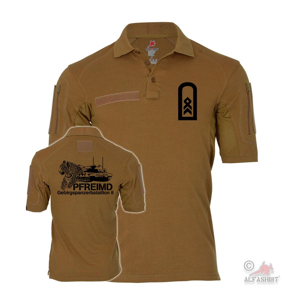 Tactical Polo GebPzBtl 8 Stabsfeldwebel Pfreimd Gebirgspanzerbataillon #42183