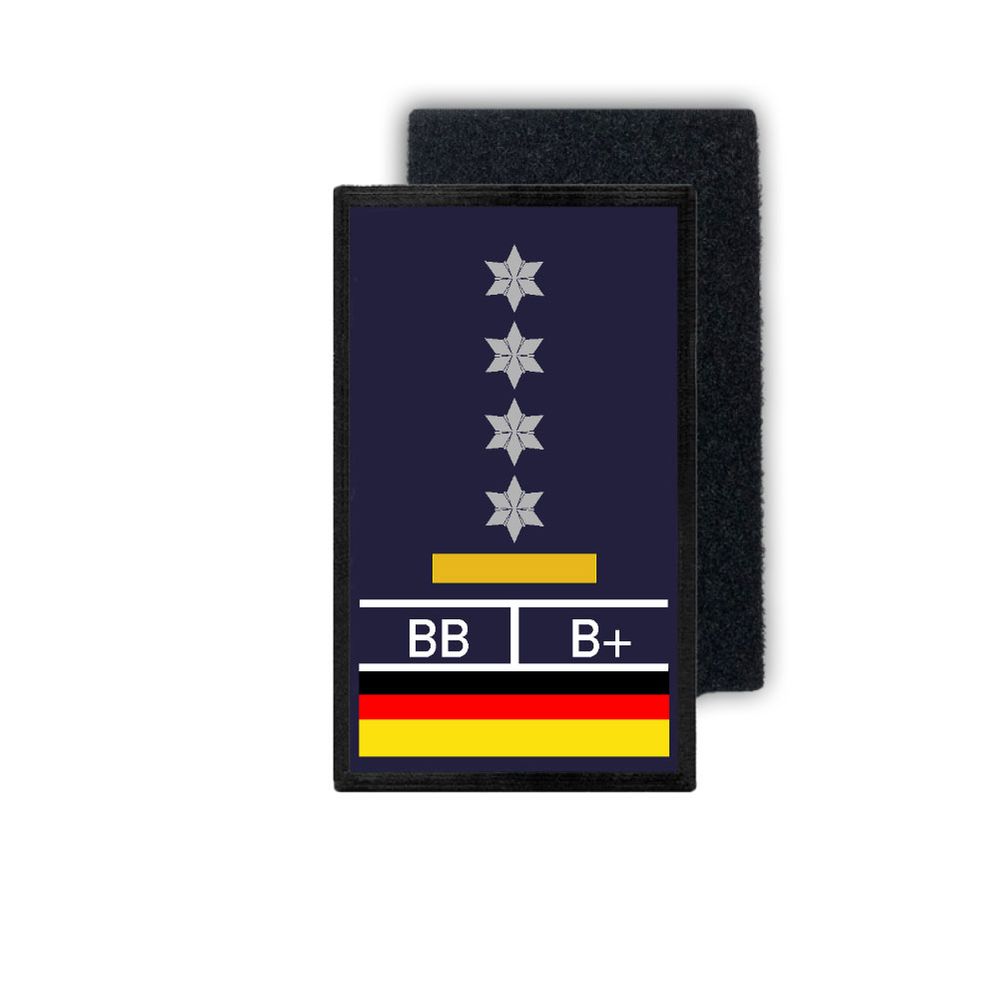 PHK Patch Aufnäher A12 B+ Beamter Dienst Dienstkleidung 9,8x6#32289