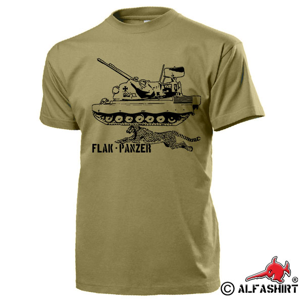 Flak Panzer Gepard BW Flugabwehrkanonenpanzer FlakPz Flugabwehr - T Shirt #17361