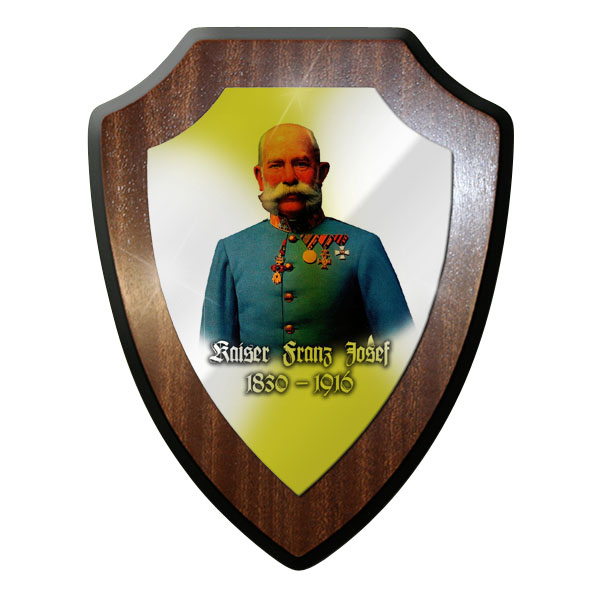 Wappenschild / Wandschild -Kaiser Franz Josef Österreich 1830 #9864