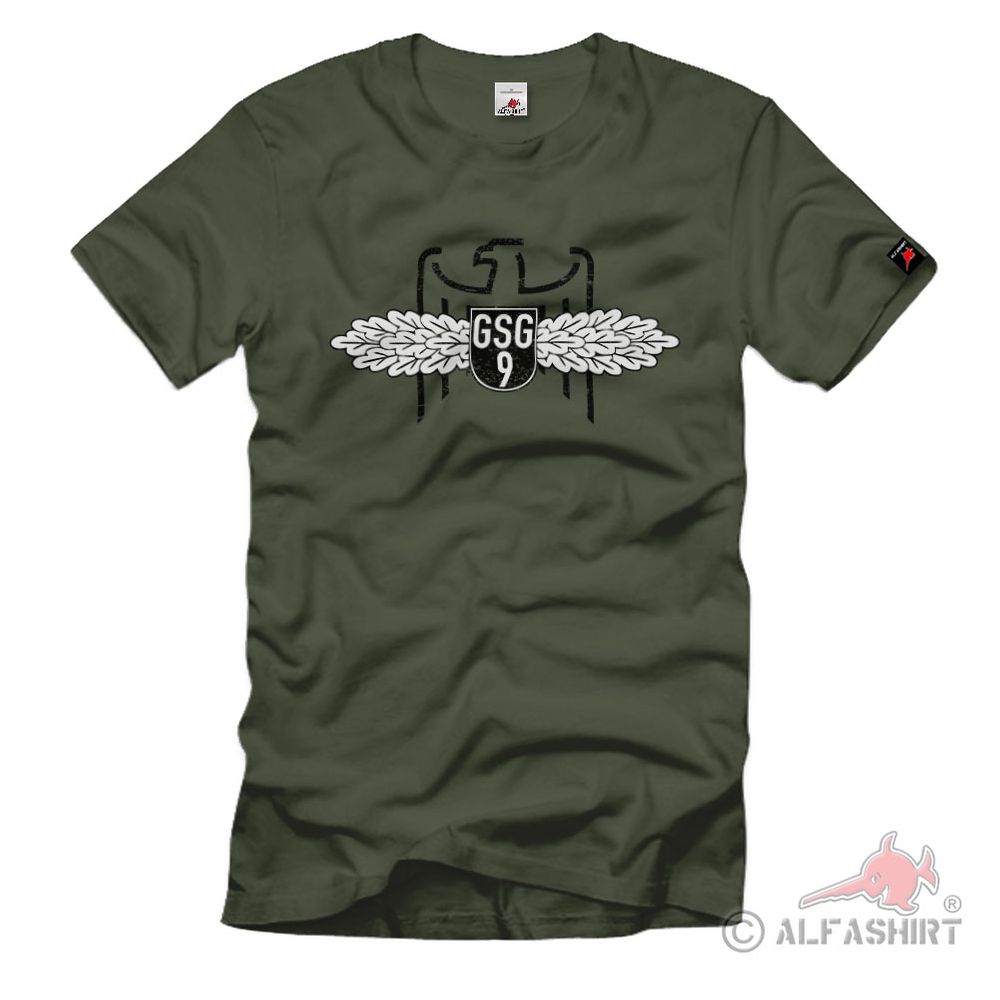 GSG 9 Bundesgrenzschutz Bundespolizei Antiterror - T Shirt #8444
