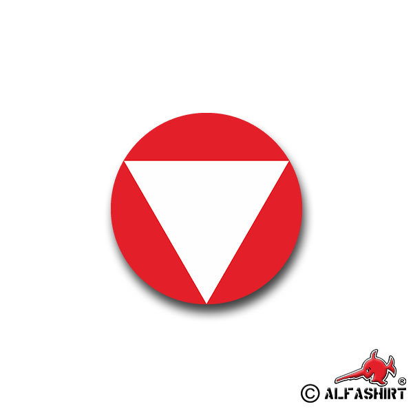 Sticker Austria Vienna Aircraft Cockade Roundel Coat of Arms 7x7cm A1354
