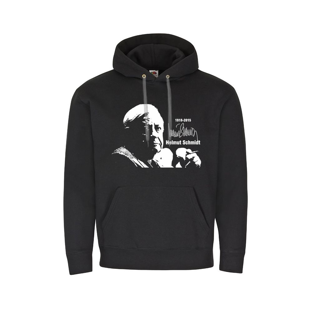 Hoodie Altkanzler Helmut Schmidt Bundeskanzler Hamburg Trauer Gedenken #34542