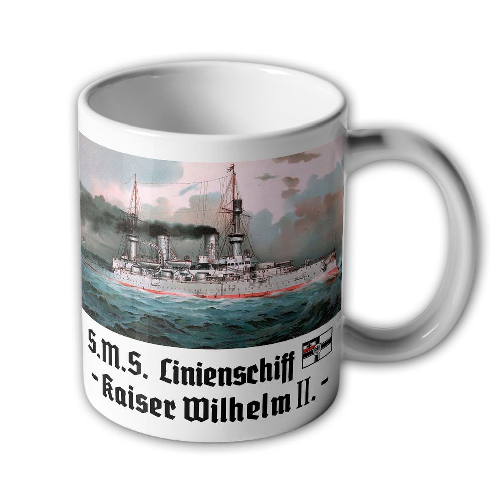 Tasse SMS Kaiser Wilhelm II Schiff  Deutsche Marine#27790