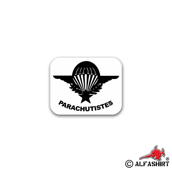 Aufkleber/Sticker Brevet parachutiste de l'armee francaise Springer 9x7cm #A2319