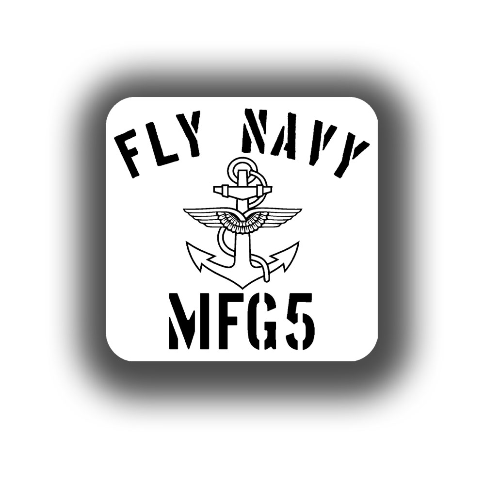 Aufkleber 7x7cm Fly Navy MFG 5 Marinefliegergeschwader Hubschrauber #A7422