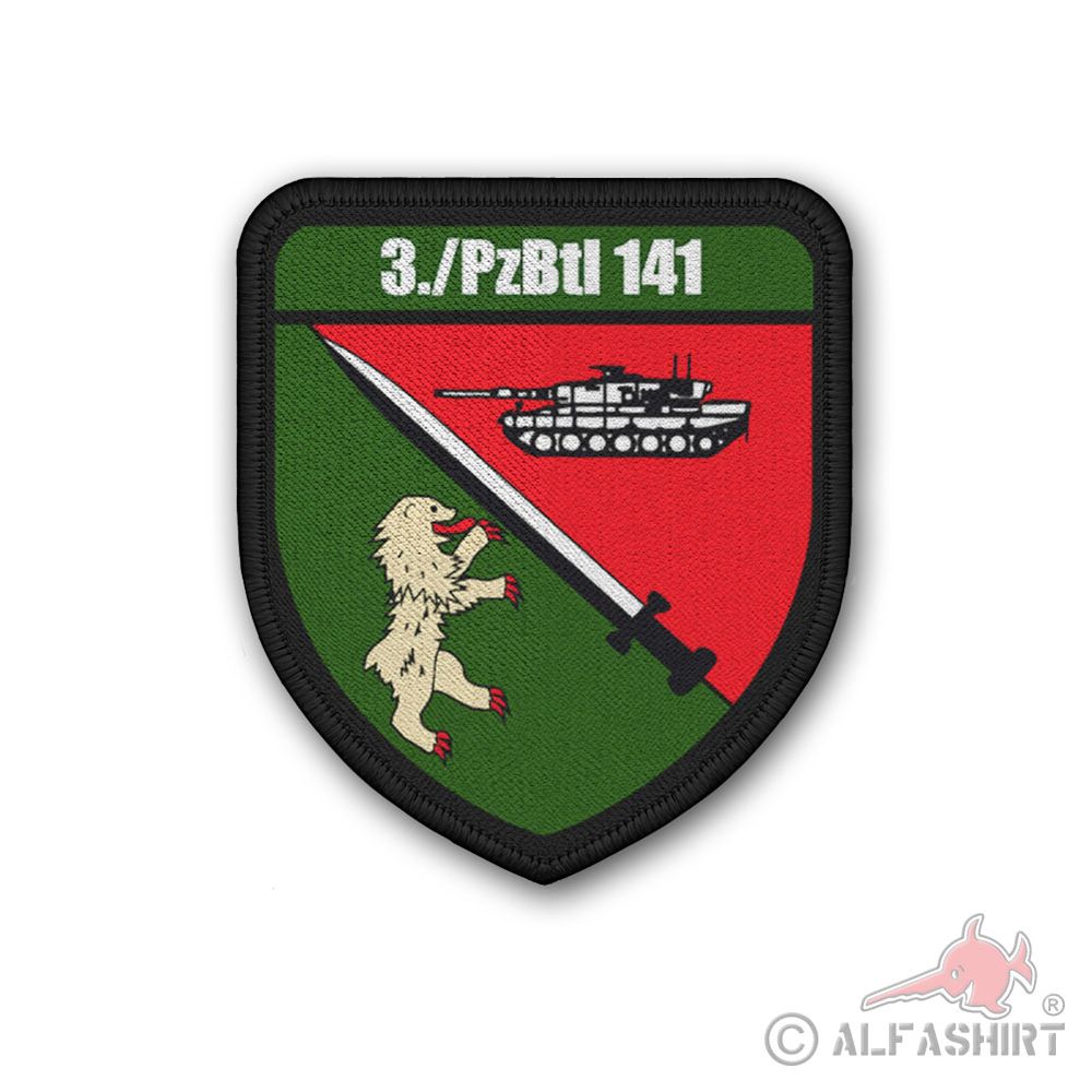Patch 3 PzBtl 141 Panzerbataillon Wappen Abzeichen Panzer Bataillon #41678