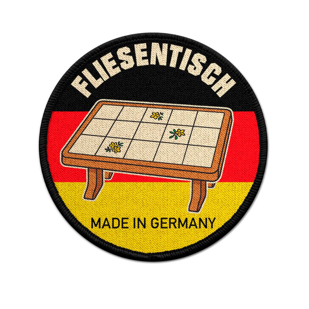 Patch 9cm Fliesentisch Meme Kachel Tisch 80er 90er Kult Wohnzimmer Deutschland #47017