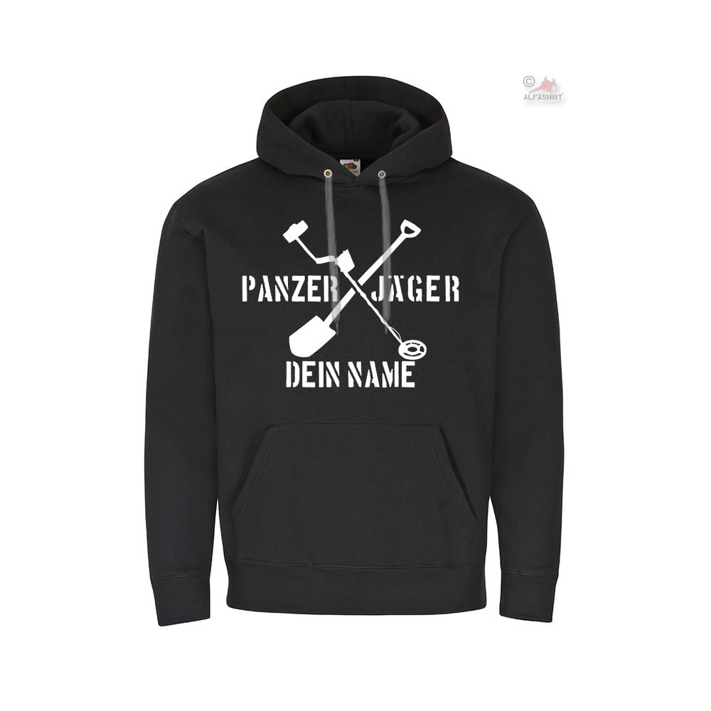 Panzer Jäger Sondeln Ausgrabung Schatzsucher Metalldetektor - Hoodie #38214