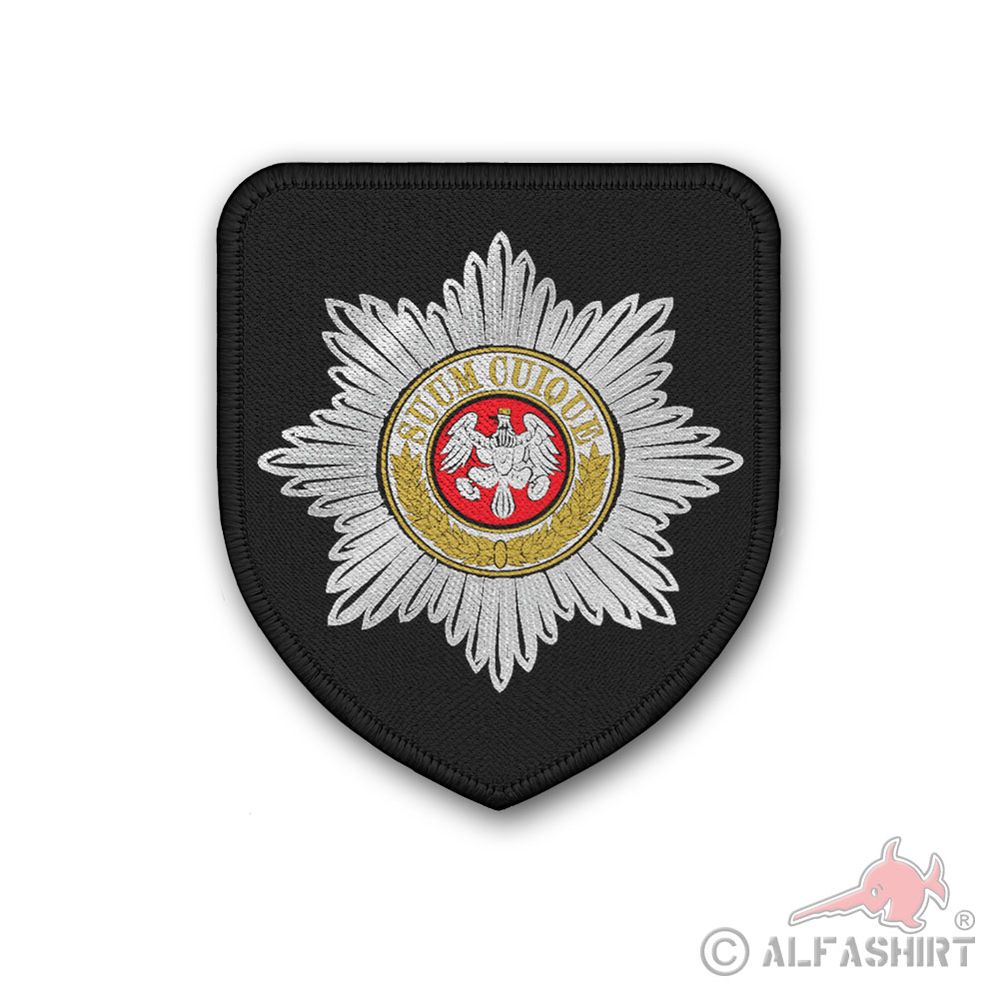 Patch Gardestern SUUM CUIQUE Preußen Feldjäger Stern Abzeichen Aufnäher #2618