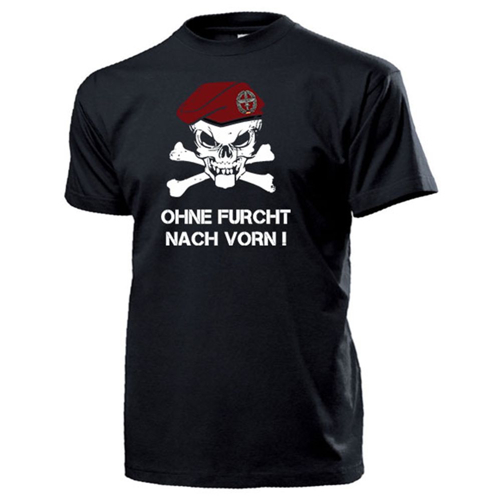 Heeresflieger BW Barett Schädel_Bundeswehr Heer Ohne Furcht - T Shirt #14329