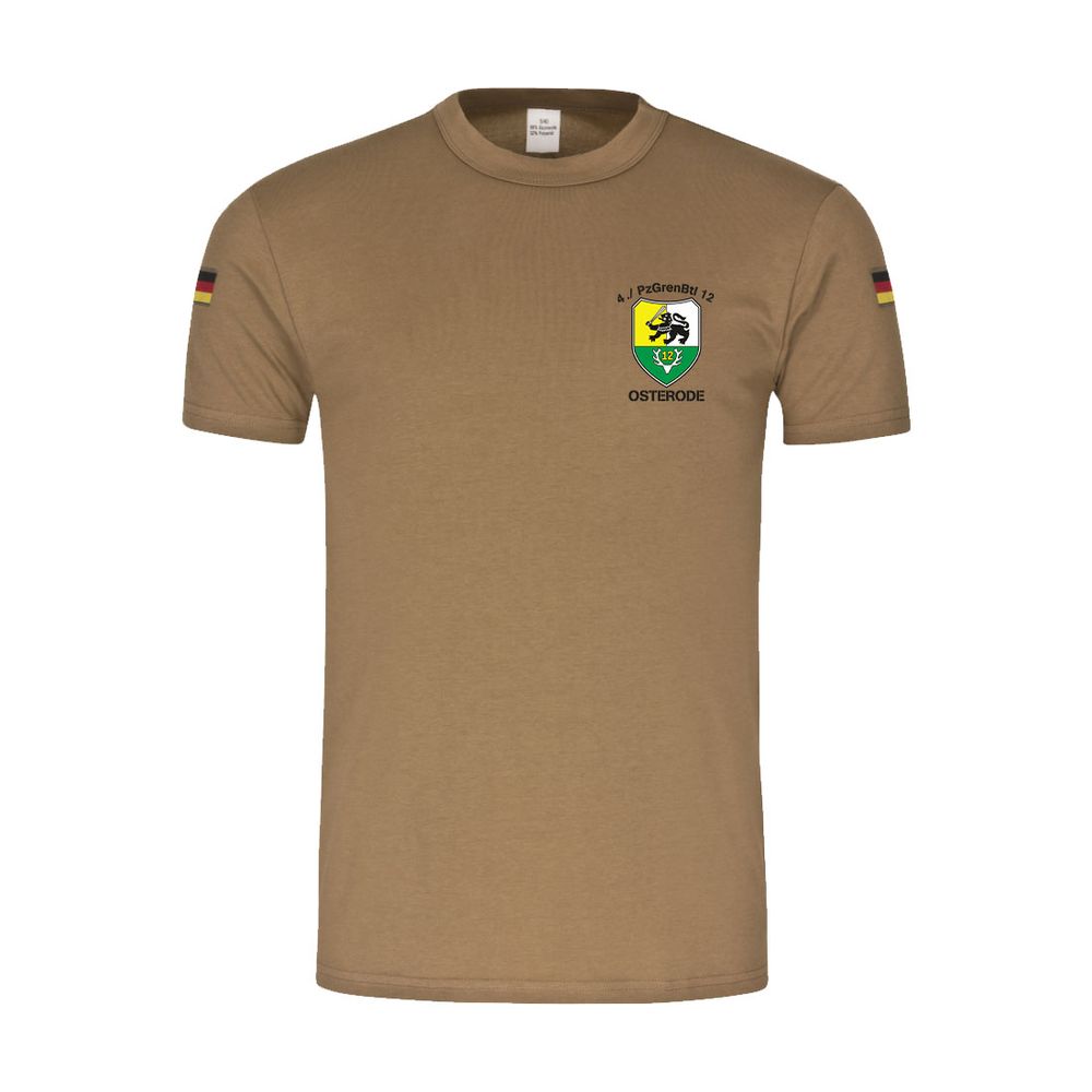 BW Tropenshirt 4. Kompanie Panzergrenadierbataillon PzGrenBtl 12 Osterode  PzBrig 12 10. PzDiv #46747