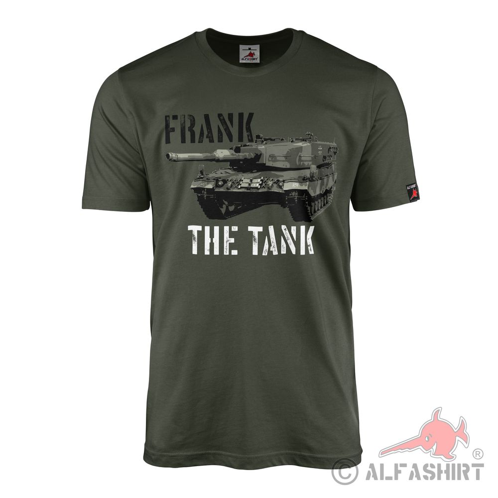 Frank The Tank Leopard Bundeswehr Panzer Humor T-Shirt #42470