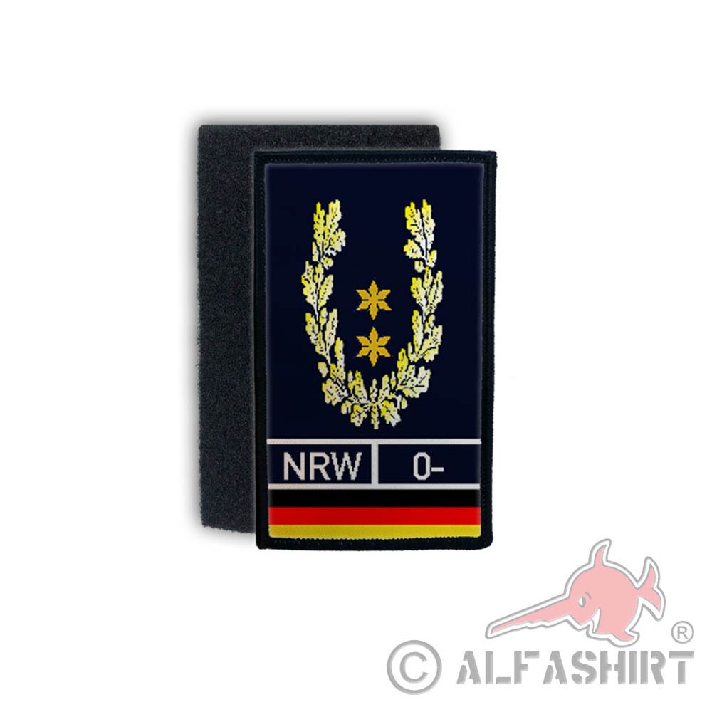 Patch Polizeipräsident Dienst Dienstbekleidung Schulterklappe 9,8x6cm #30880
