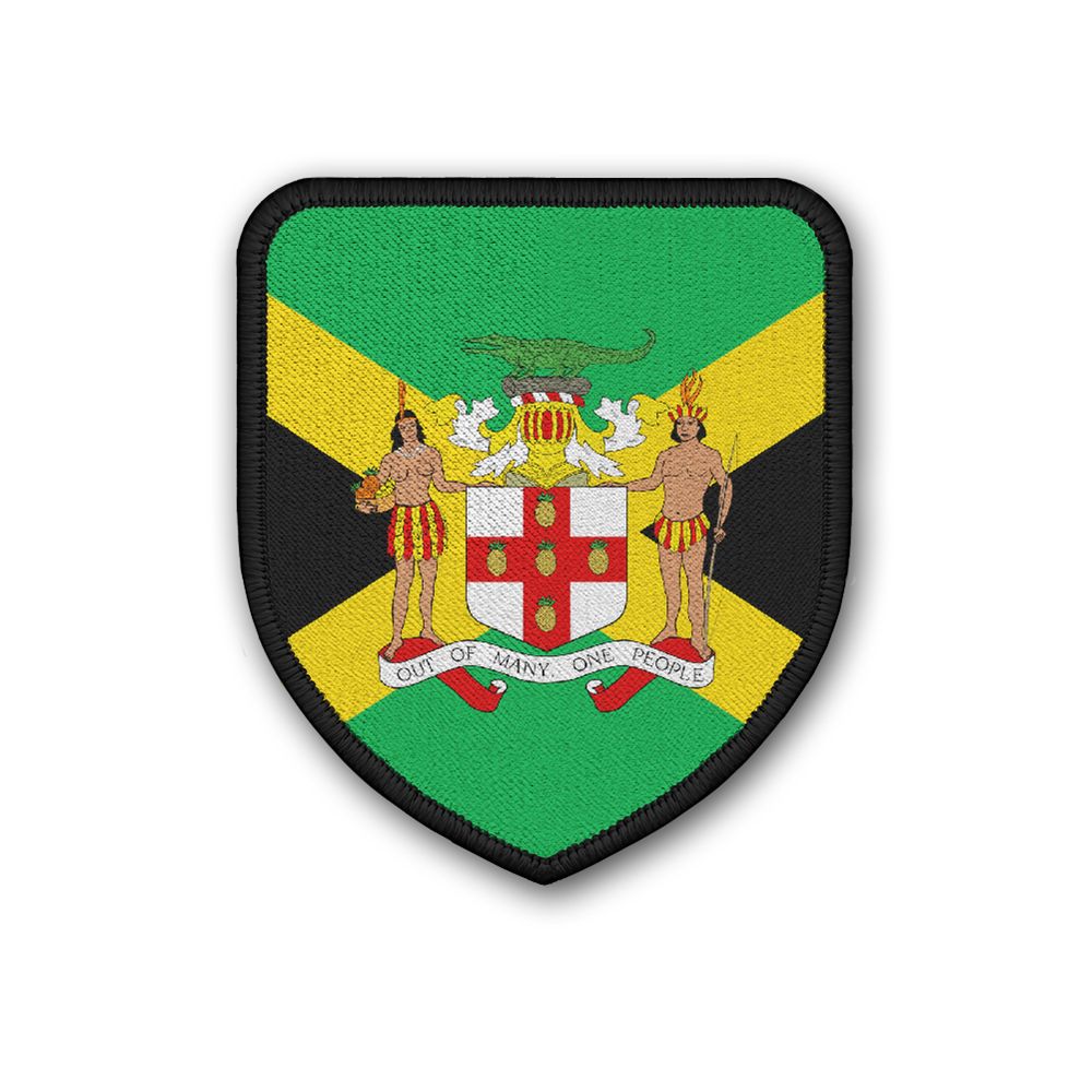 Patch Flag of Jamaica Flagge Staat Nation Land Landesflagge Wappen #21337