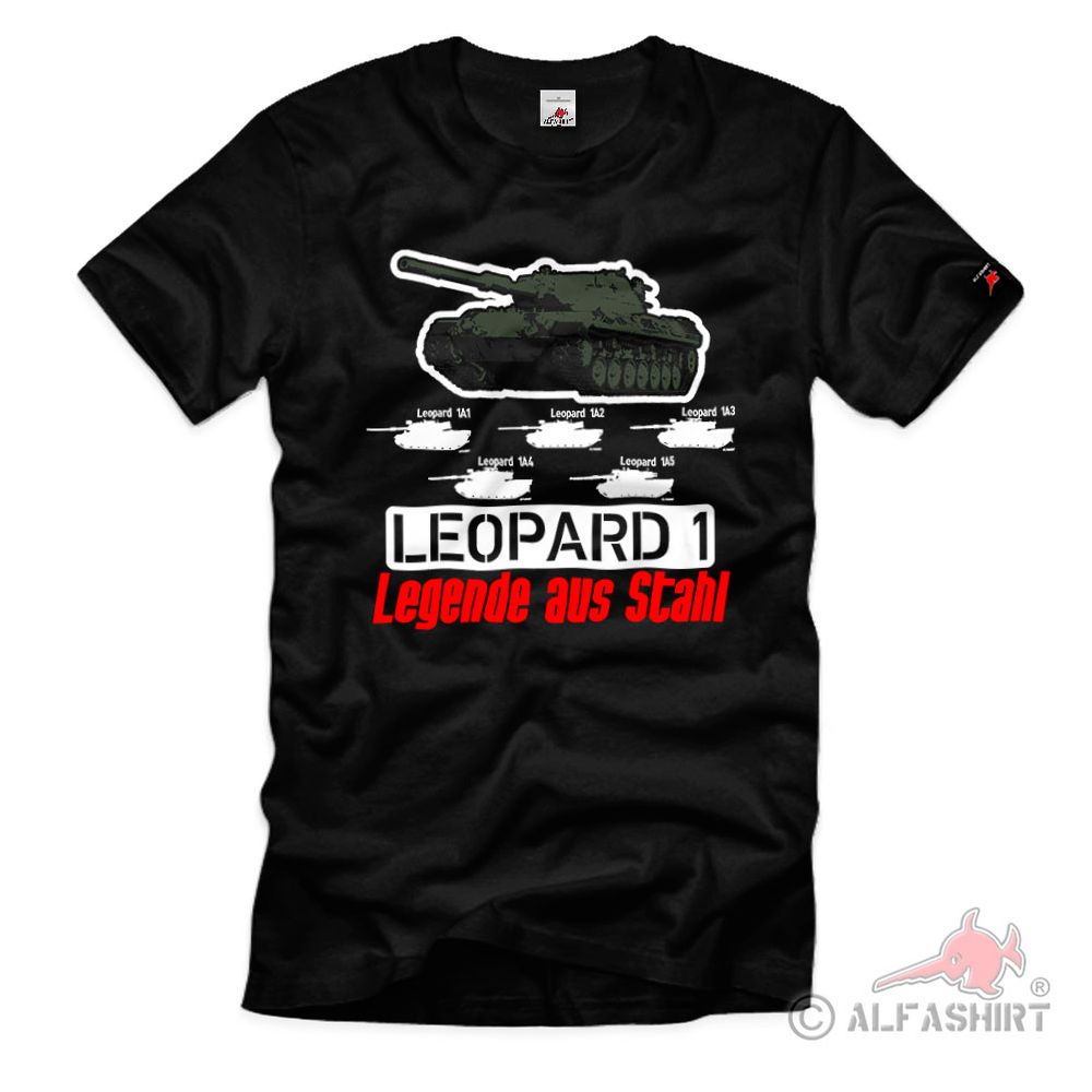 Leopard 1 Legend of Stahl Panzer Bundeswehr T Shirt #39993
