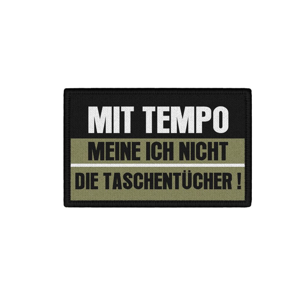 Patch: By TEMPO, I don't mean the tissues! Race Bundeswehr #46006