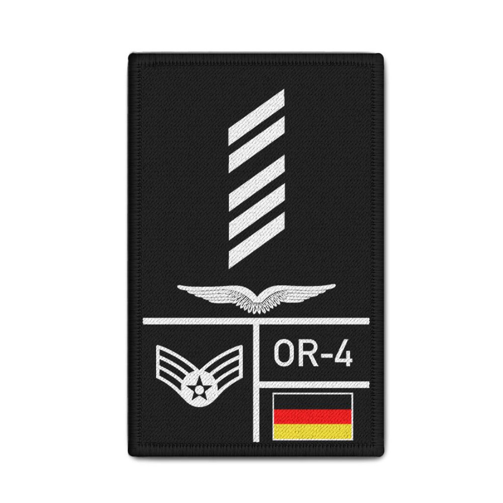 Rank Patch Bundeswehr Heer Luftwaffe Marine Schwarz #BW-Patch
