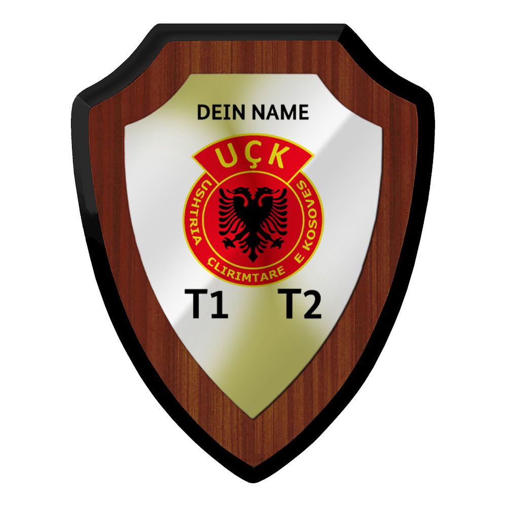 Heraldic shield UCK Personalized UÇK Ushtria Çlirimtare e Kosovës Kosoves # 34472