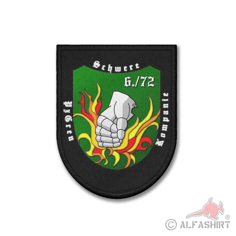 Patch 6. Kompanie PzGrenBtl 72 Panzergrenadierbataillon schwere Kompanie #40533