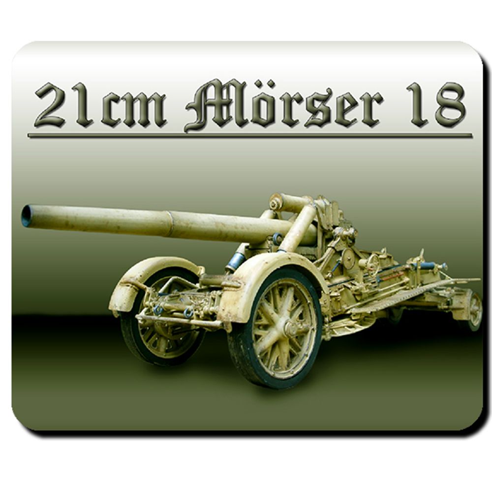 21cm Mörser 18 Waffe Kanone Militär Army Mauspad #5353