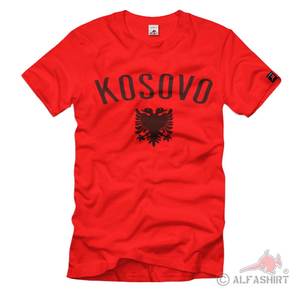 Kosovo Pristina Land Wappen Abzeichen Logo Balkanhalbinsel Wappen T Shirt #2134