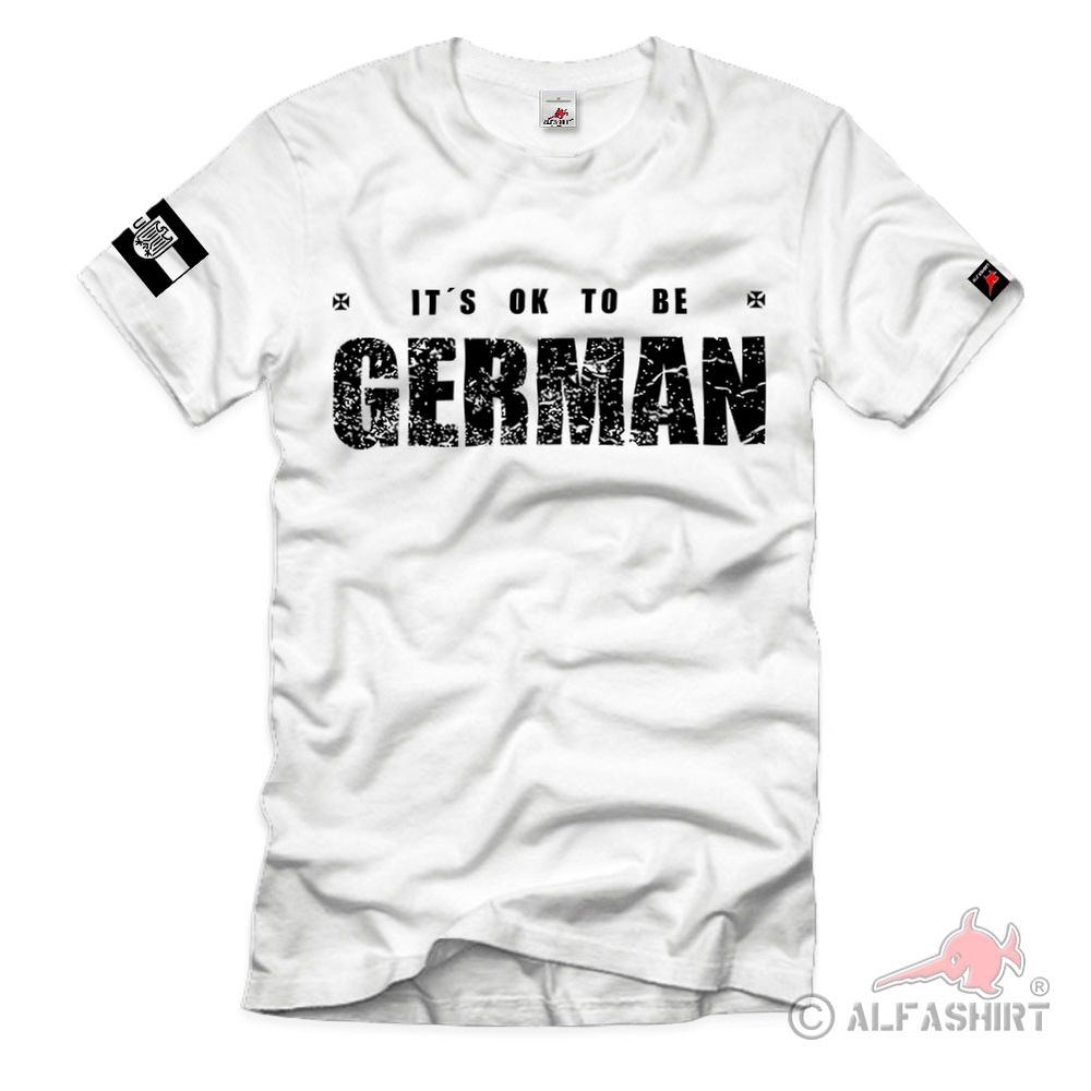 IT´S OK TO BE German German Soldier Bundeswehr Sleeve - T Shirt #40284