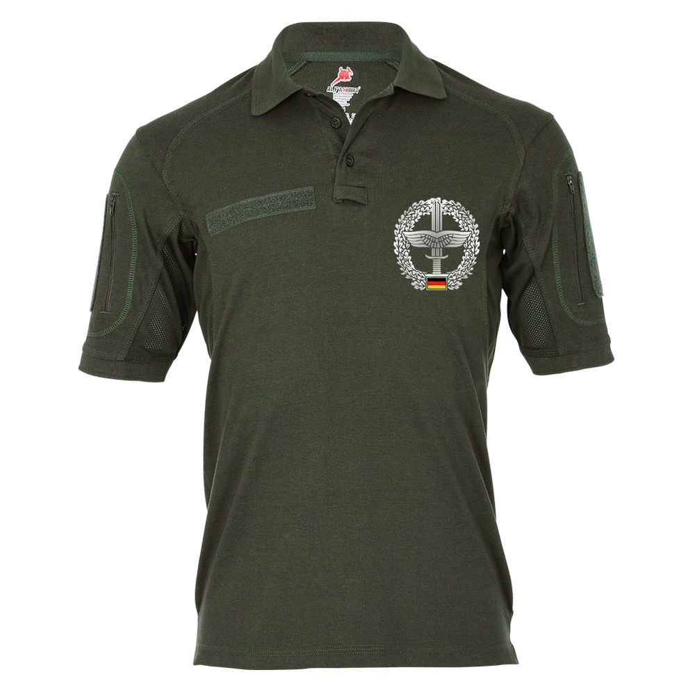 Tactical Polo Heeresflieger Barett-Abzeichen Bundeswehr Fritzlar Bo105 #22114
