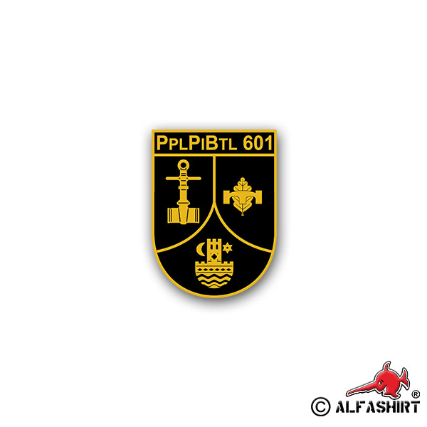 Aufkleber/Sticker PplPiBtl 601 Pipelinepionierkompanie Bataillon 5x7cm#A2272