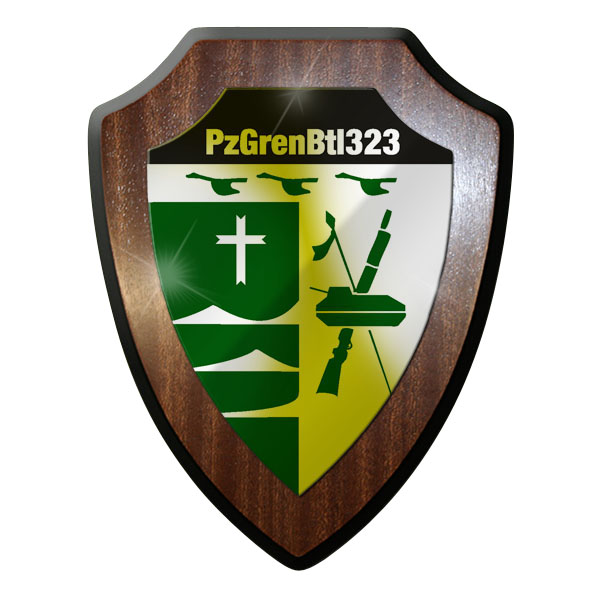 Wappenschild - Panzergrenadierbataillon 323 Panzergrenadiere Bund Bw Wappen#8857