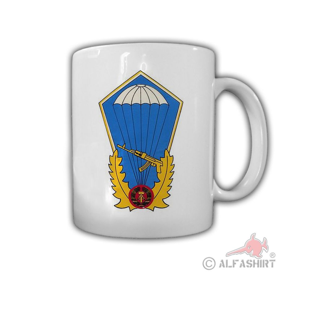 Tasse Fallschirmsprungabzeichen NVA Fallschirmjäger DDR Orden Luftsturm #30450