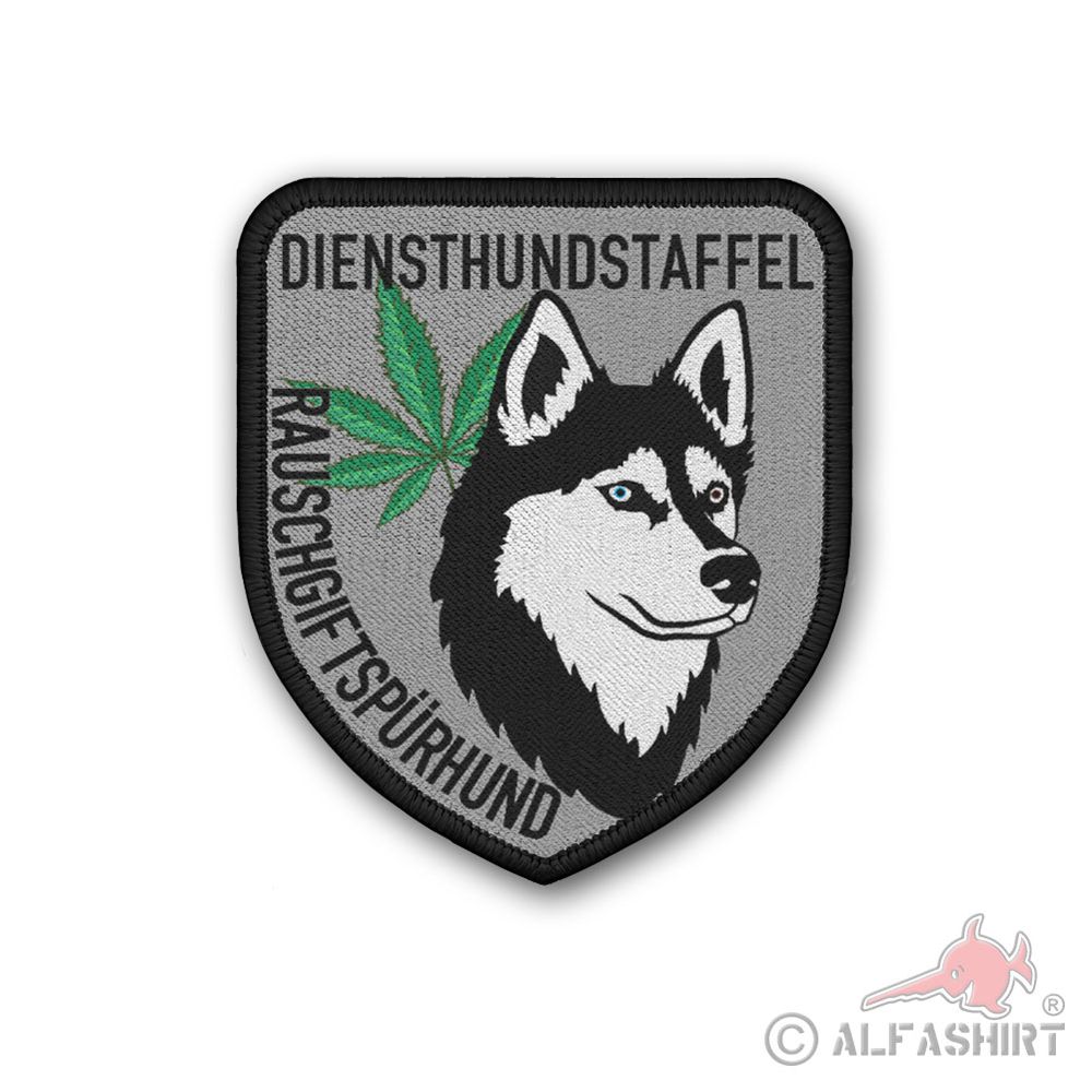 Patch Rauschgiftspürhund Diensthundestaffel Polizei BPOL NRW Uniform  #41106