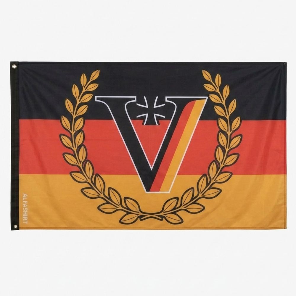 Limitierte Veteranenflagge optional personalisierbar Einheit Bundeswehr Veteran Soldat 150x90cm #47716