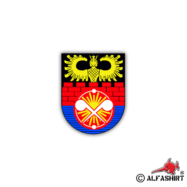 Aufkleber/Sticker ABCAbwKp 11 Wappen Abzeichen Abwehrkompanie 7x6cm A1240