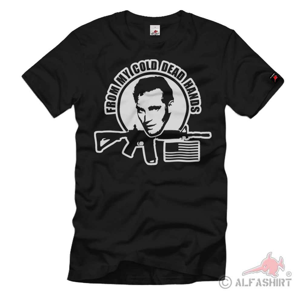 From my cold dead hands AR15 US Army Charlton Heston USA marksman fan # 35328