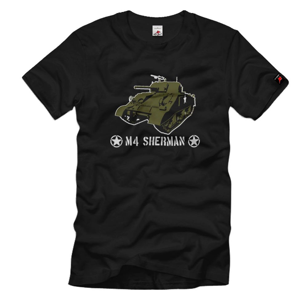 M4 Sherman Tank WW Korea American Canada T Shirt #2520