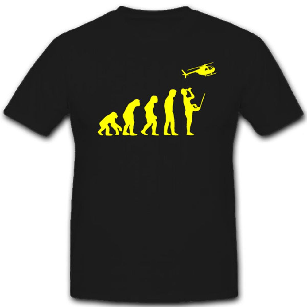 RC Heli Pilot-Hubschrauber Ferngesteuert Funk Evolution Mensch - T Shirt #7310