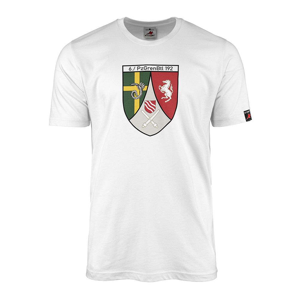 6 PzGrenBtl 192 Panzergrenadierbataillon Kompanie Ahlen Bundeswehr T-Shirt #47613