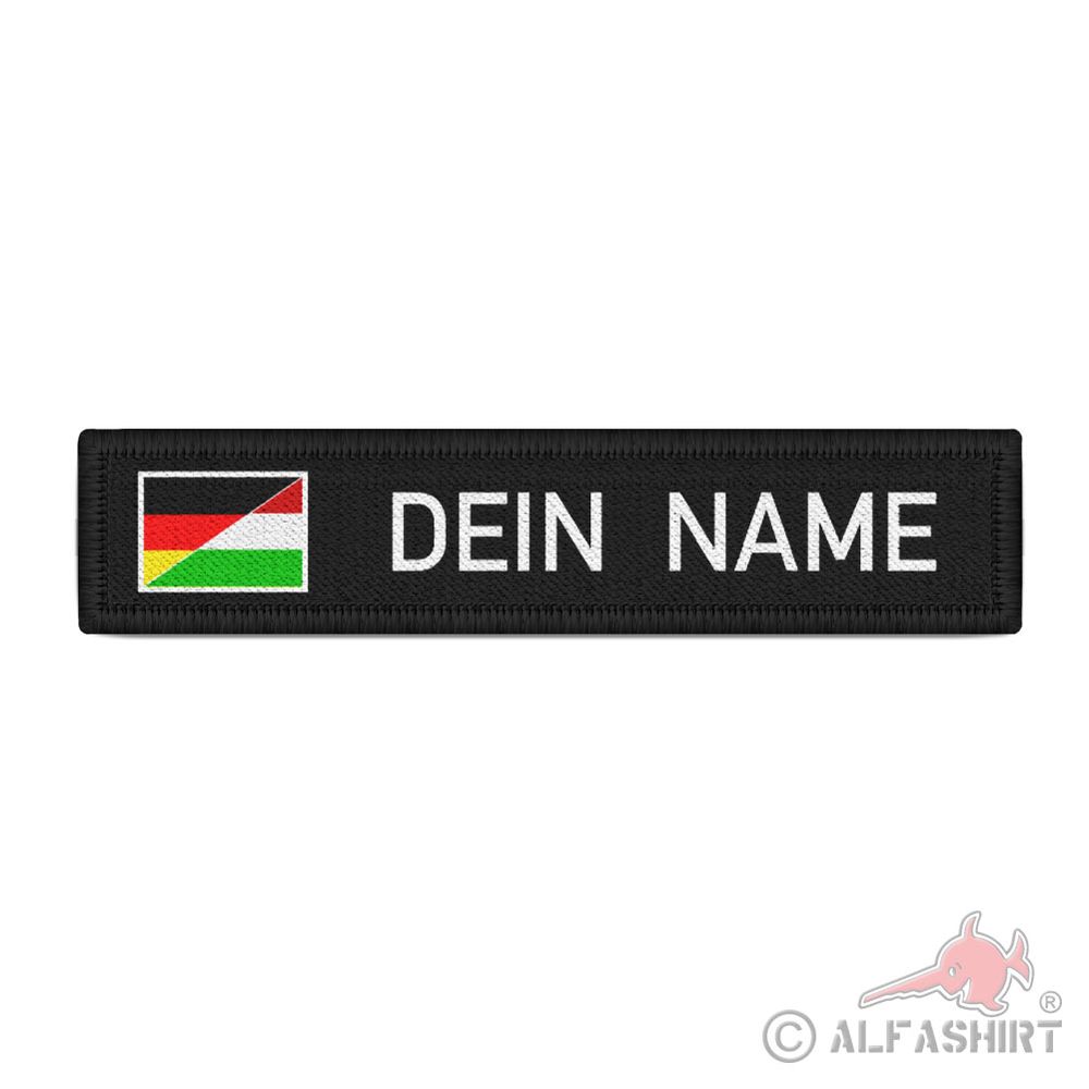 Namenschild Patch Deutsch Ungarn  Name Land Flagge Fahne DEU #41127