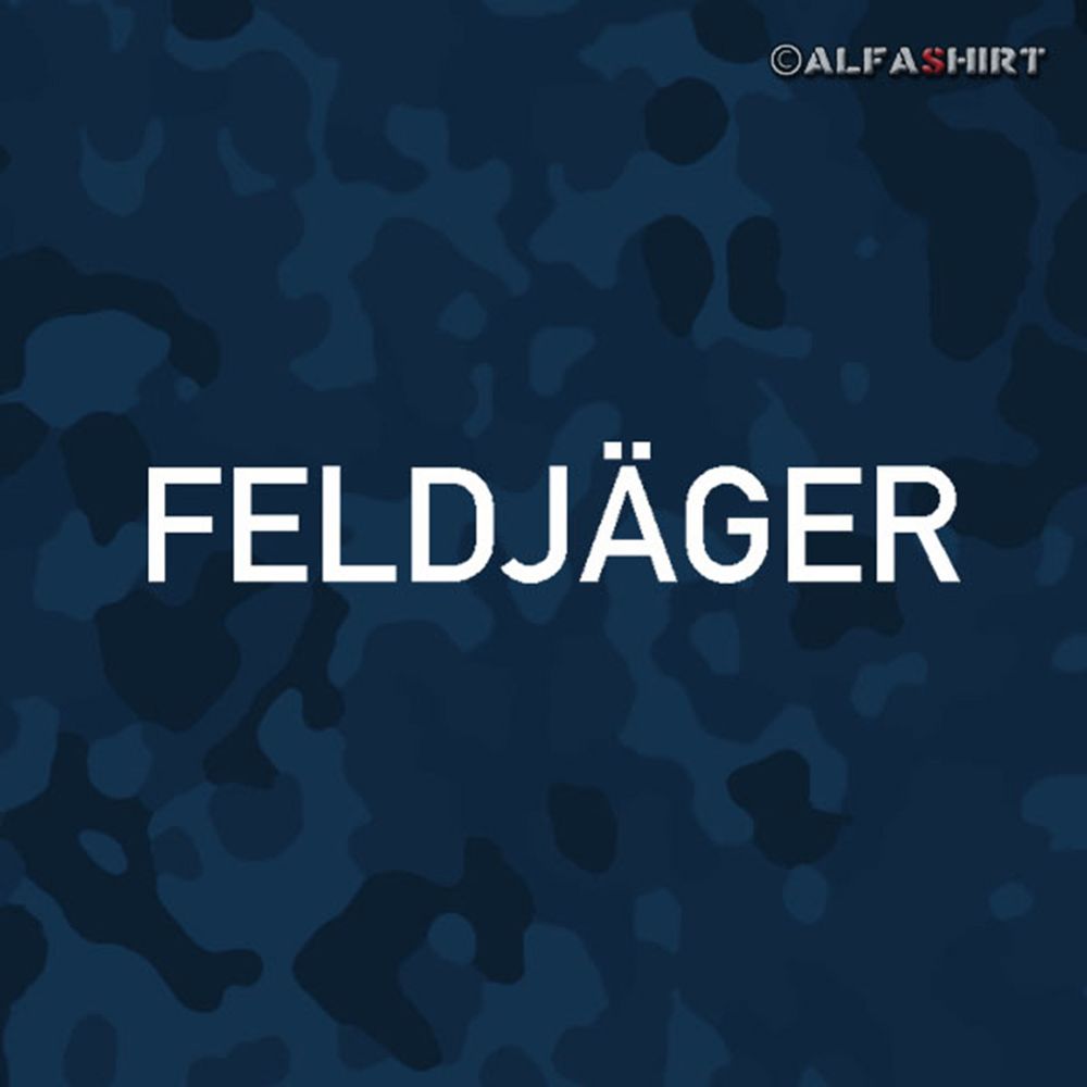 Sticker Feldjäger lettering Bundeswehr Military Police 20x3cm # A442