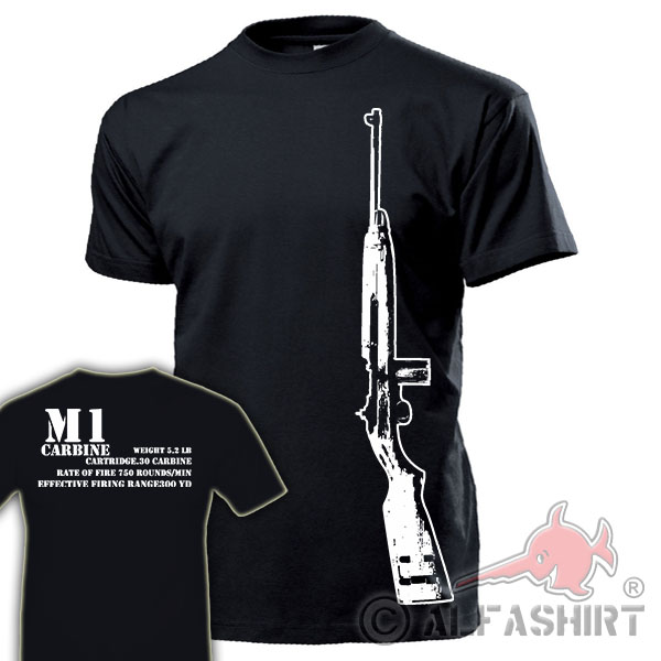 M1 Carbine Us Army U.S Marine Corps Deko Weapon Soldier T-Shirt #17865