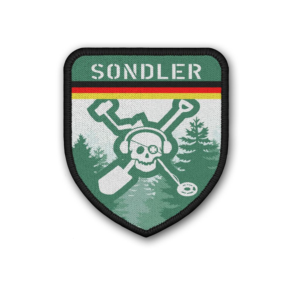 Patch Sondler Deutschland Abzeichen Bodenfund Hobby Metall Sonde #31641