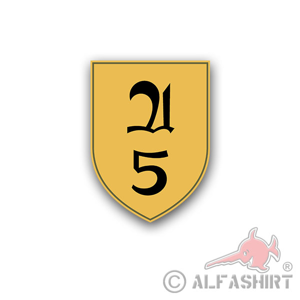 PzAufklBtl 5 Sontra Armored Reconnaissance Battalion Sticker Sticker 7x5cm # A4470