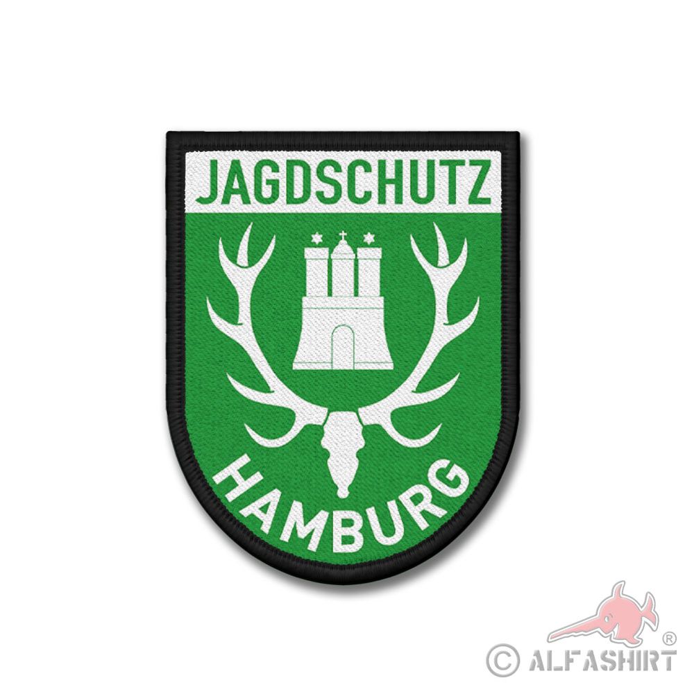 Patch Hamburg Jagdschutz Jäger Förster Revier Badge Coat of Arms Emblem #39228