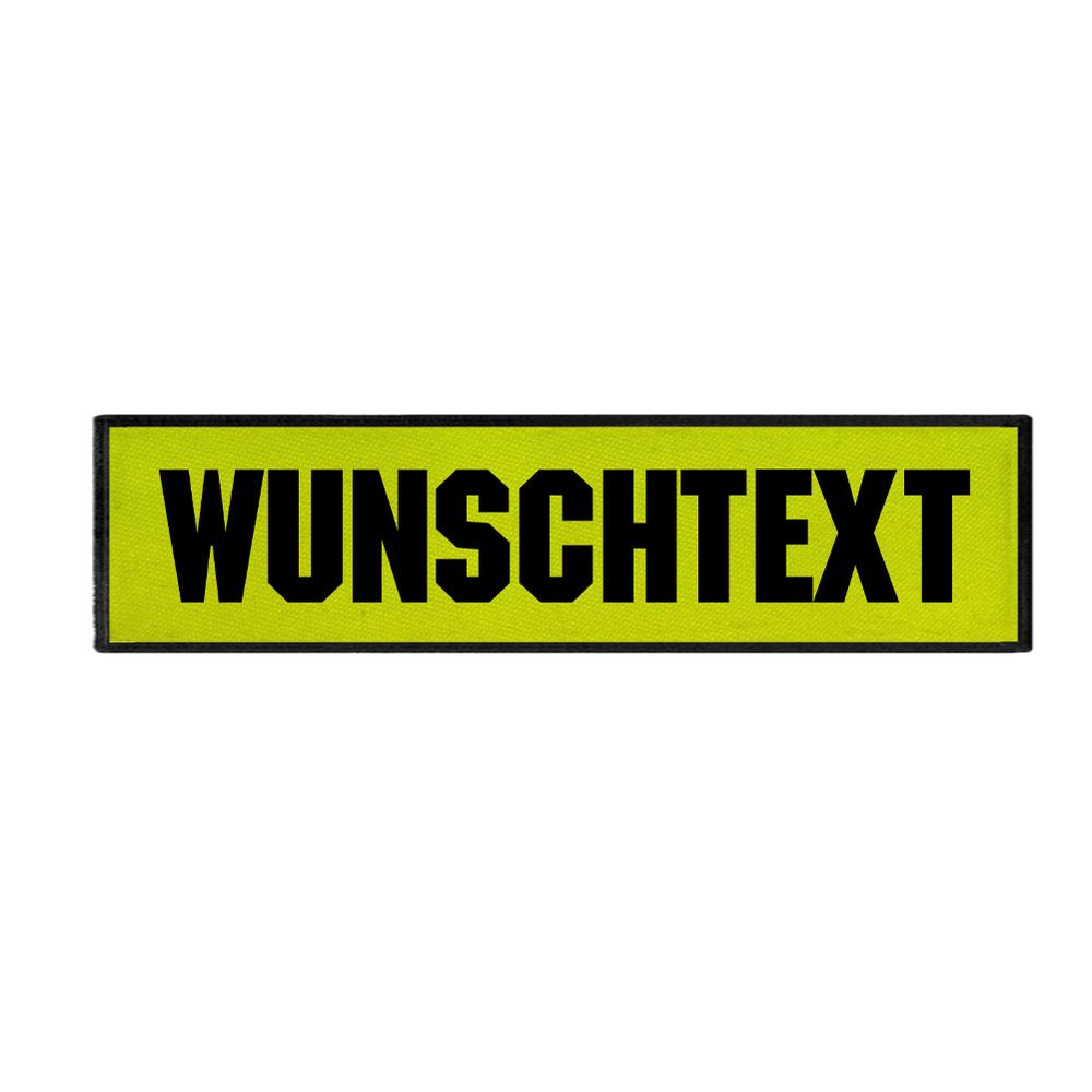 Back Patch Personalized Custom Neon Yellow Neon Yellow Workwear #41679