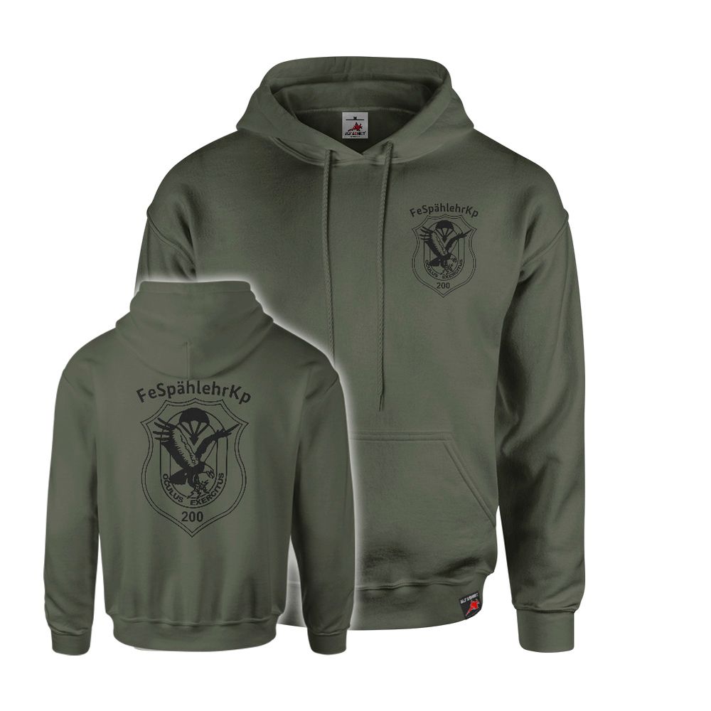 Hoodie oliv Fernspählehrkompanie FeSpähLehrKp 200 Fernspähkompanie #43509