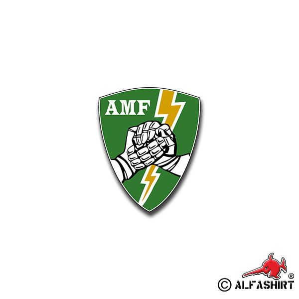 Sticker AMF Ace Mobile Forces Army Air Forces BW 7x6cm A1300
