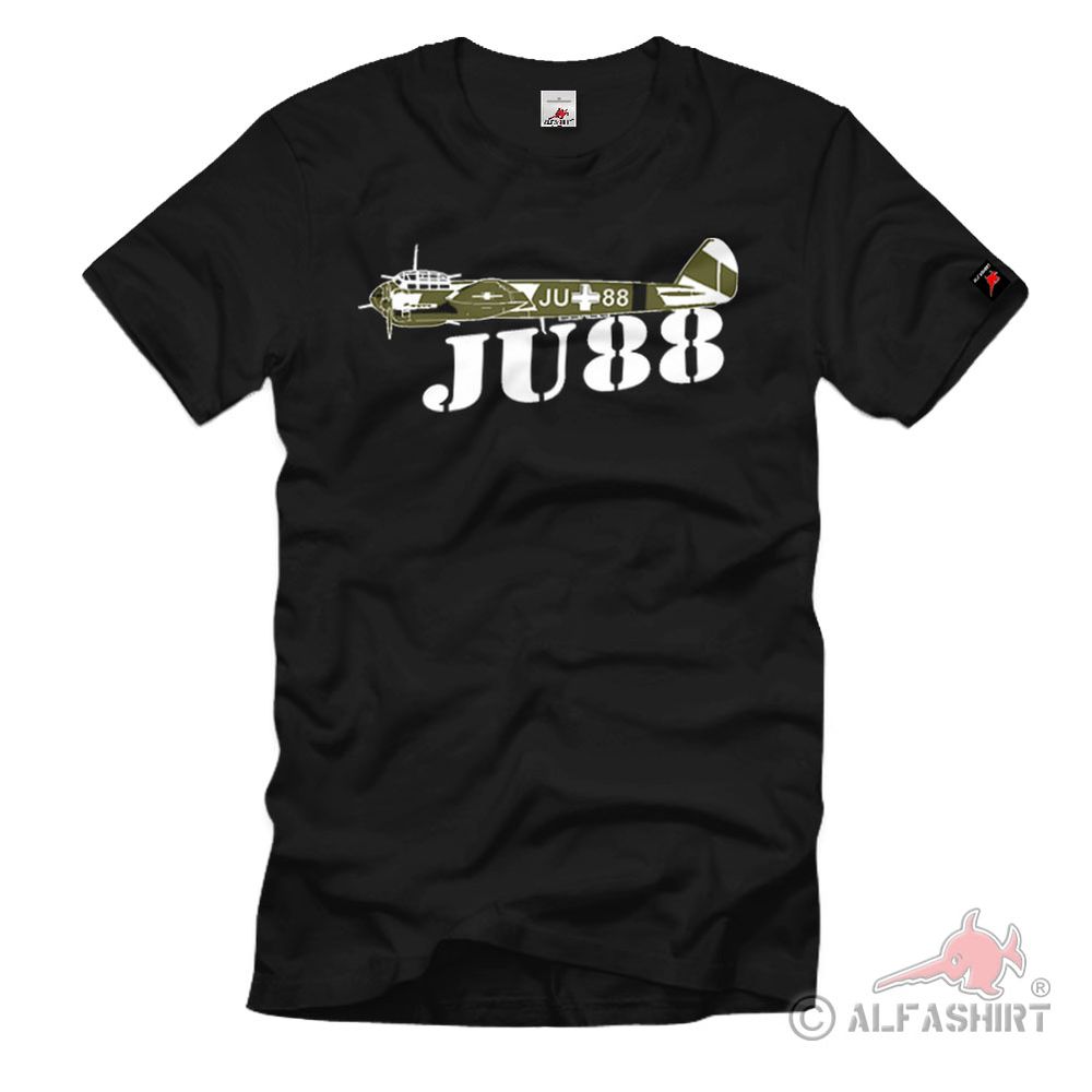 JU 88 Luftwaffe Stuka Sturzkampfbomber - T Shirt #1012